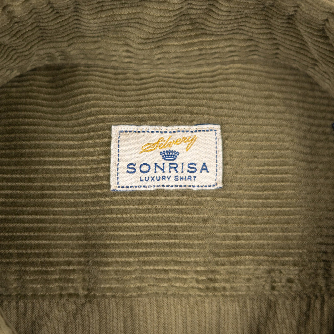 Olive Green Corduroy Shirt