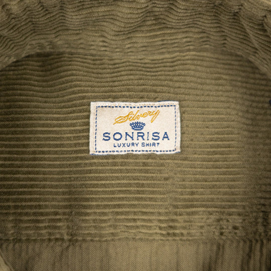 Olive Green Corduroy Shirt