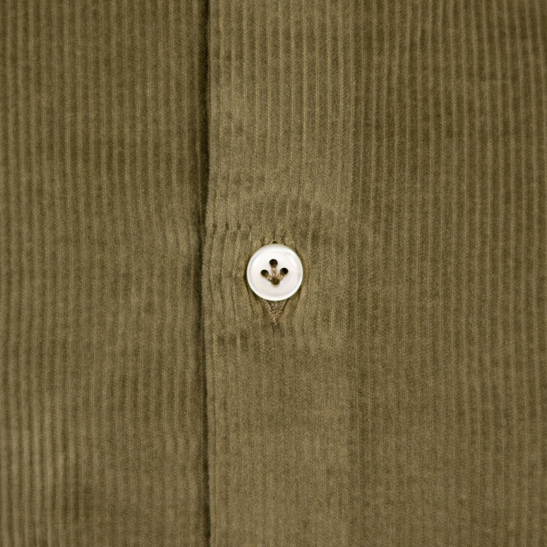 Olive Green Corduroy Shirt