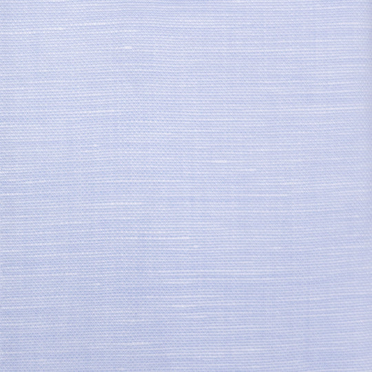 Light Blue Cotton Linen Button Down Shirt