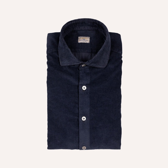 Navy Corduroy Shirt