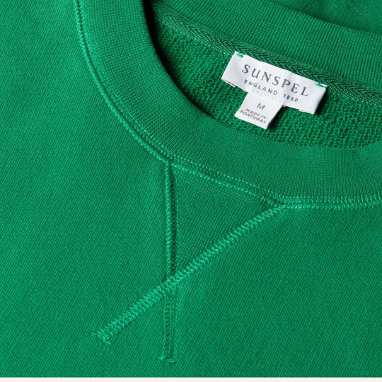Bright Green Loopback Sweatshirt