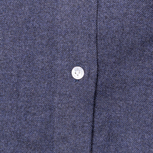 Dark Blue Flannel Cutaway