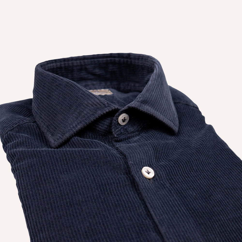 Navy Corduroy Shirt