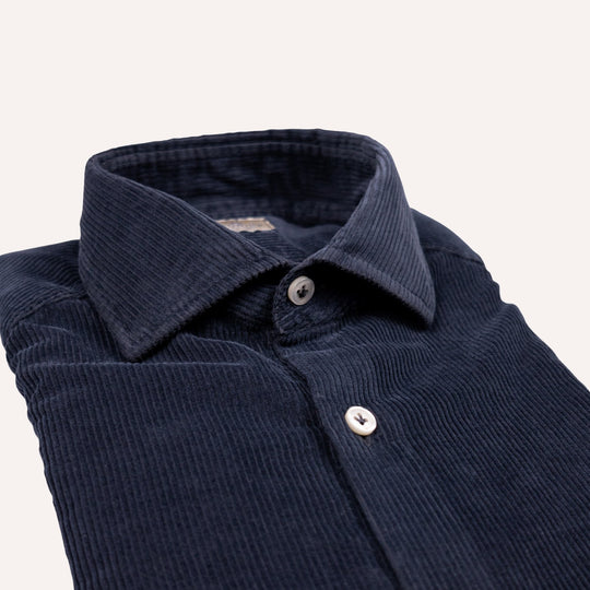 Navy Corduroy Shirt