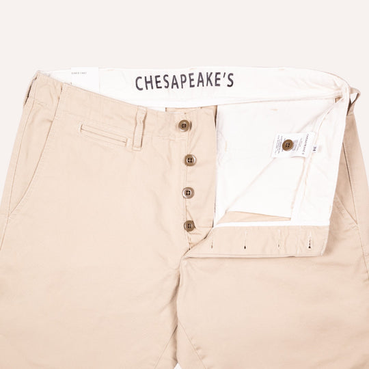 Sand Gabardine Officer Chino