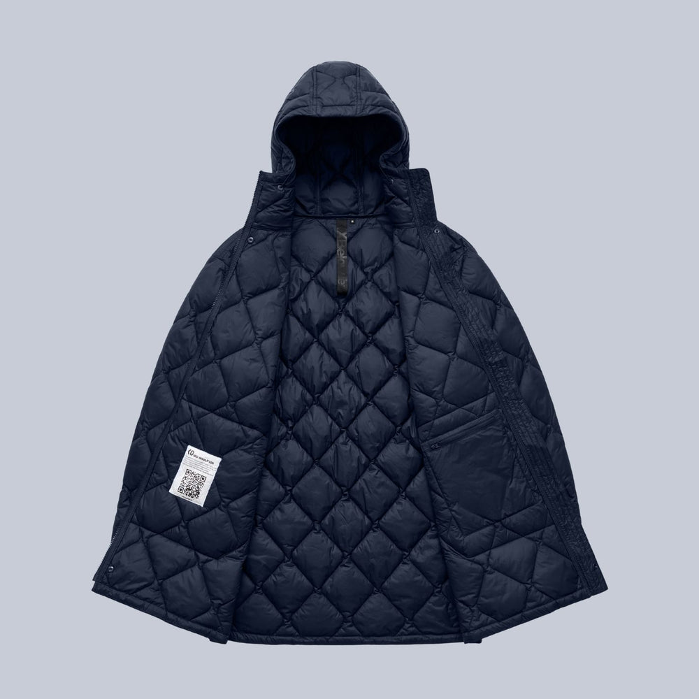 Navy Technical Parka Jacket