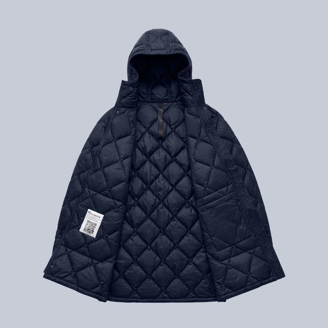 Navy Technical Parka Jacket