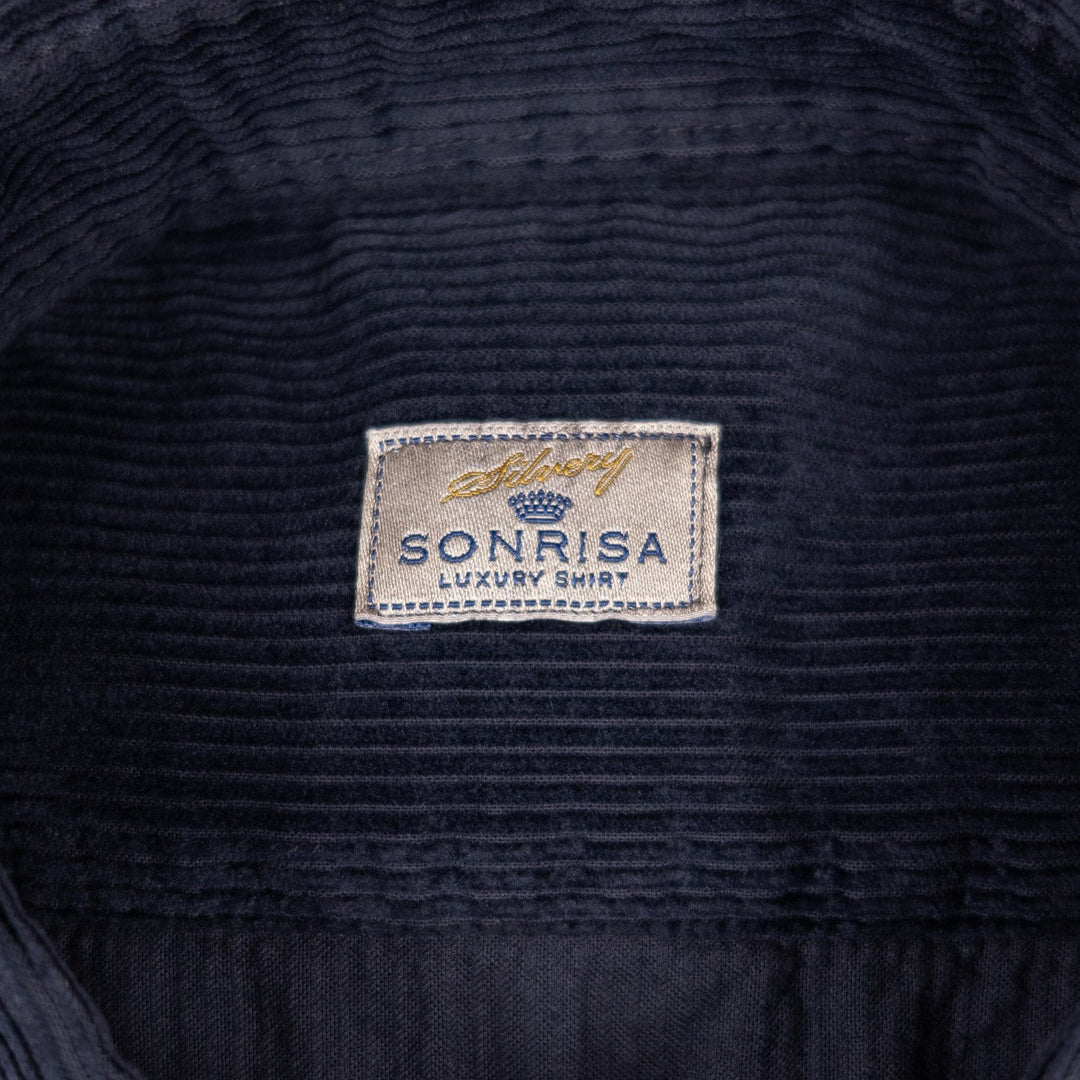 Navy Corduroy Shirt