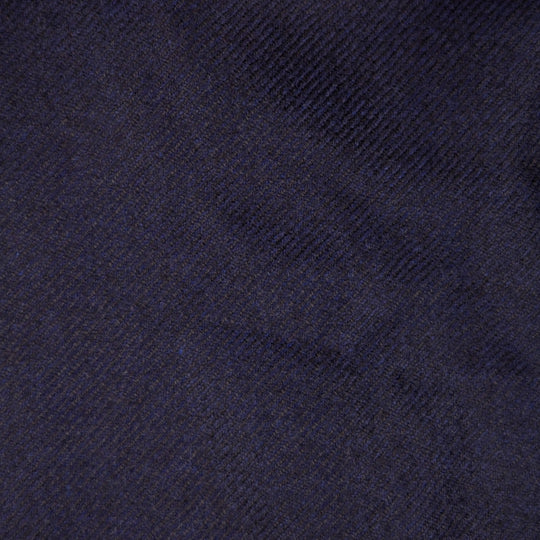 Navy Twill Wool Cashmere Desert Jacket
