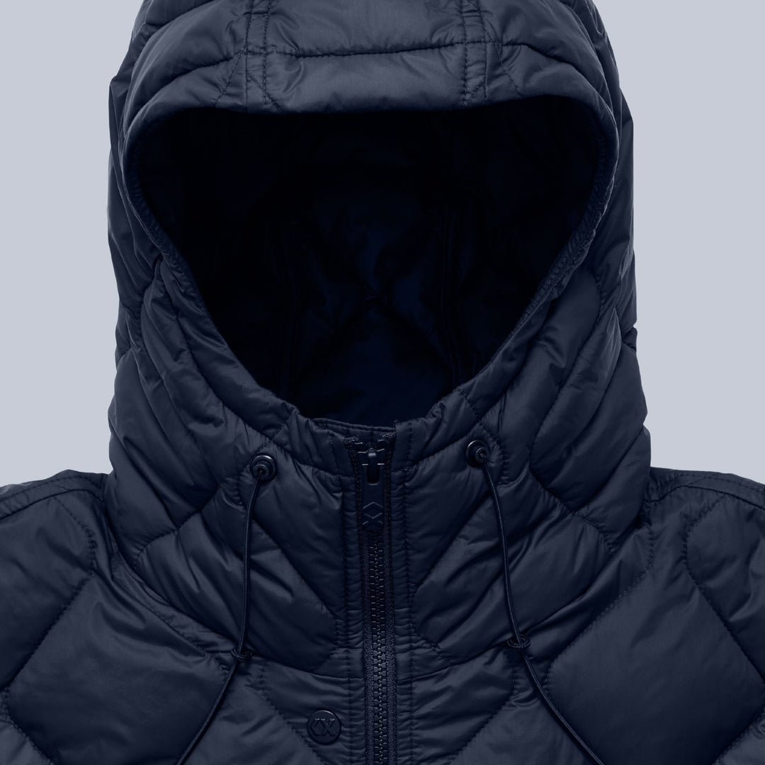 Navy Technical Parka Jacket