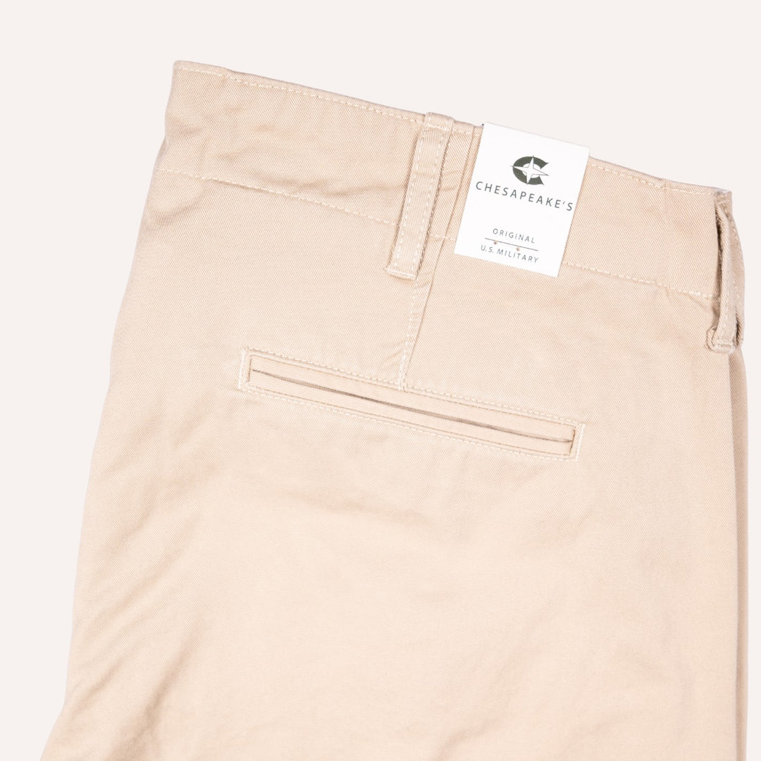 Sand Gabardine Officer Chino