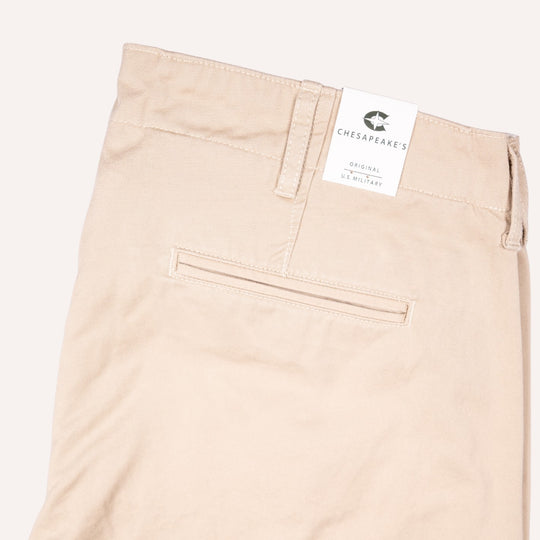 Sand Gabardine Officer Chino