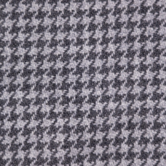 Grey Houndstooth Wool Blazer