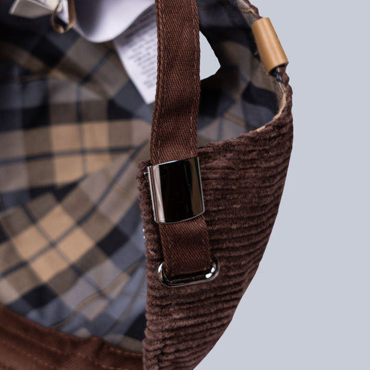 Brown Corduroy Baseball Cap