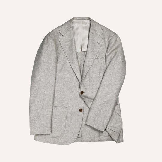 Beige Pure Cashmere Blazer