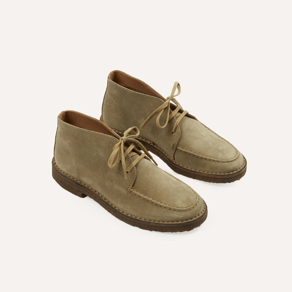 Crosby Sand Suede Moc-Toe Chukka Boot