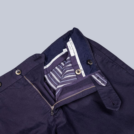 Navy Cotton Chino
