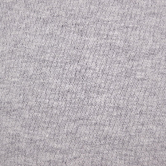 Grey Cotton Cashmere Zip Hoodie