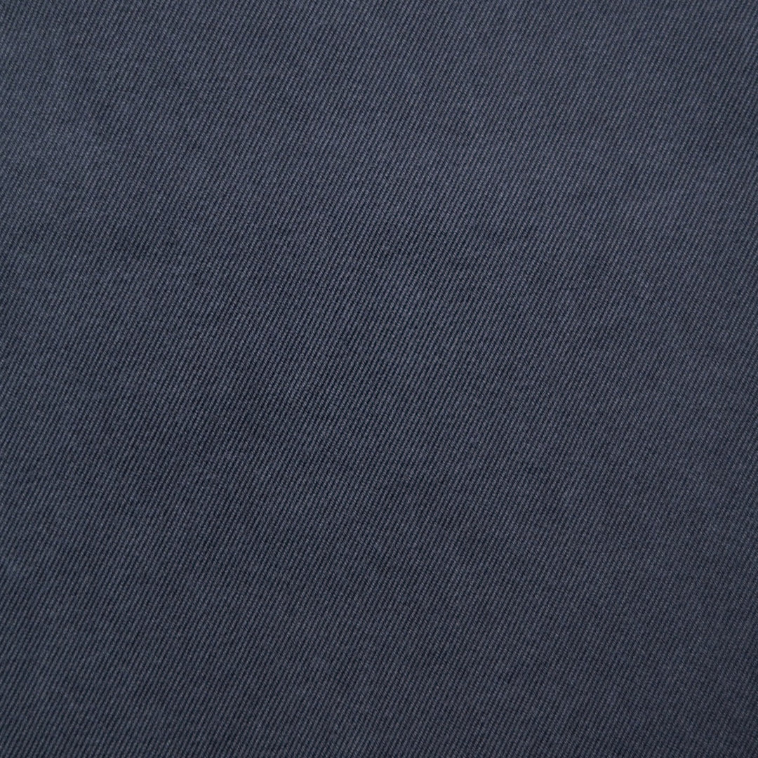 Washed Navy Cotton Chinos - Straight Fit