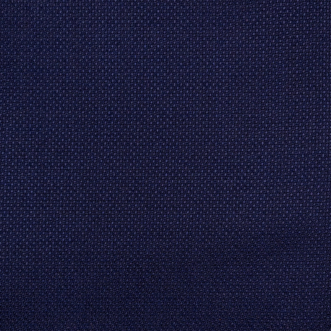 Blue Hopsack Patch Pocket Wool Blazer