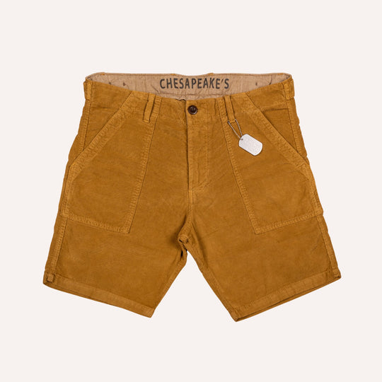 Tobacco Brown Shannon Corduroy Shorts