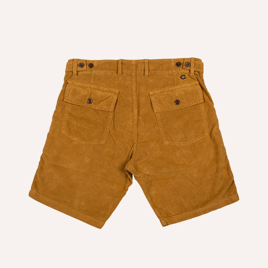 Tobacco Brown Shannon Corduroy Shorts