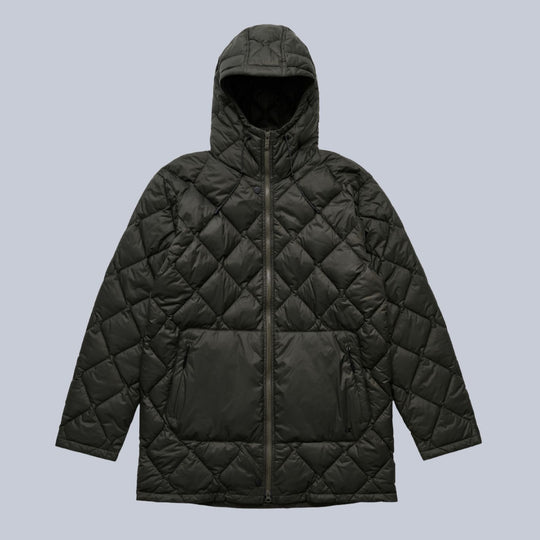 Olive Technical Parka Jacket