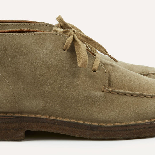 Crosby Sand Suede Moc-Toe Chukka Boot