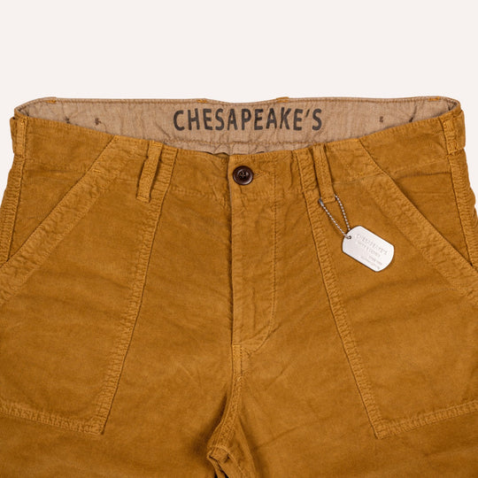 Tobacco Brown Shannon Corduroy Shorts