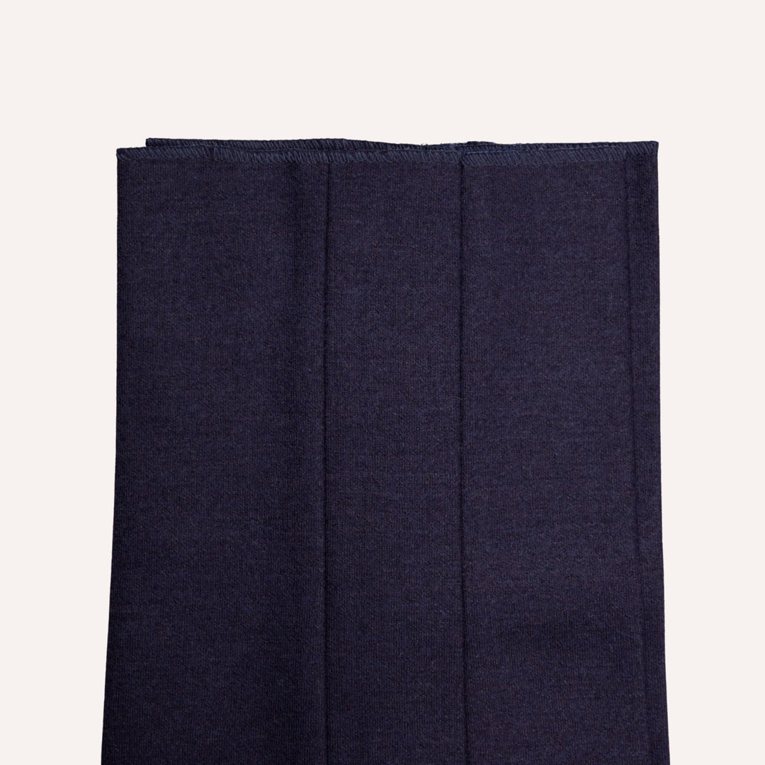 Navy Wool Travel Trouser