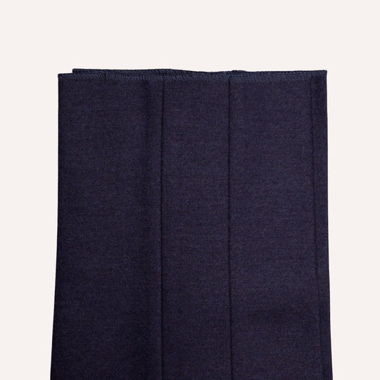 Navy Wool Travel Trouser