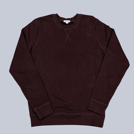 Truffle Brown Loopback Sweatshirt