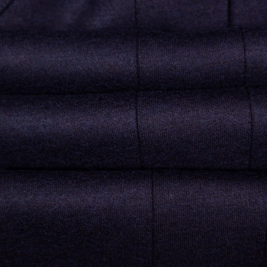 Navy Wool Travel Trouser