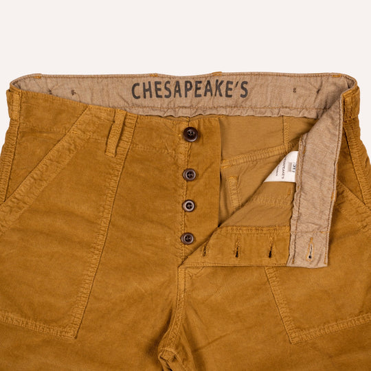 Tobacco Brown Shannon Corduroy Shorts