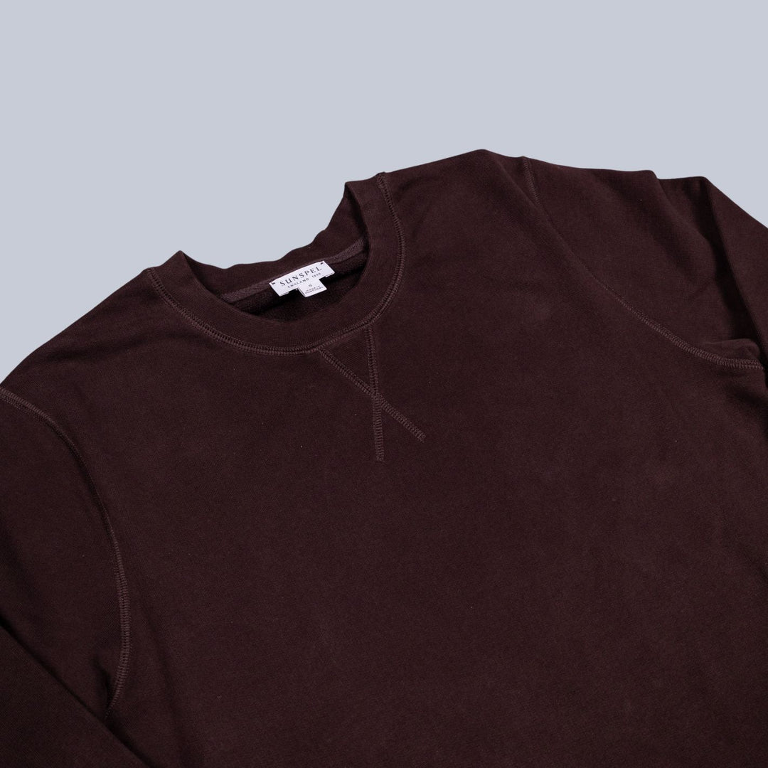 Truffle Brown Loopback Sweatshirt
