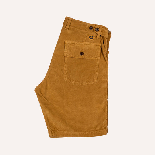 Tobacco Brown Shannon Corduroy Shorts