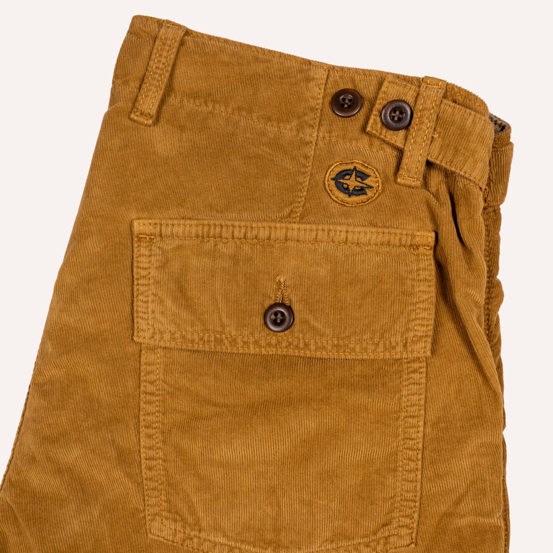 Tobacco Brown Shannon Corduroy Shorts