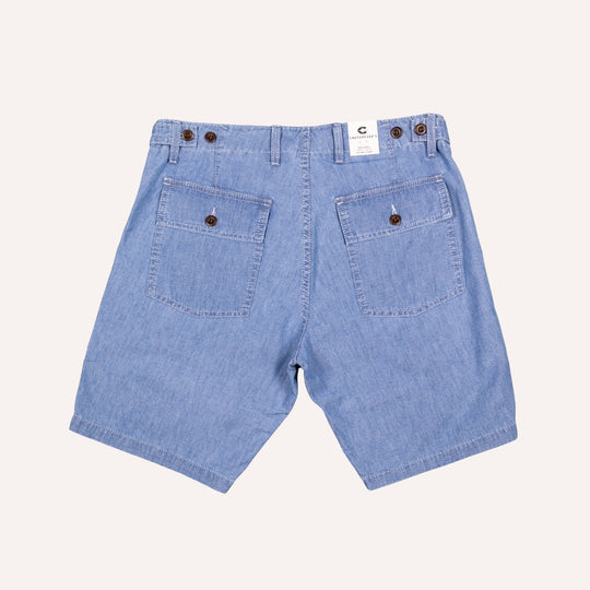 Light Blue Shannon Chambray Shorts