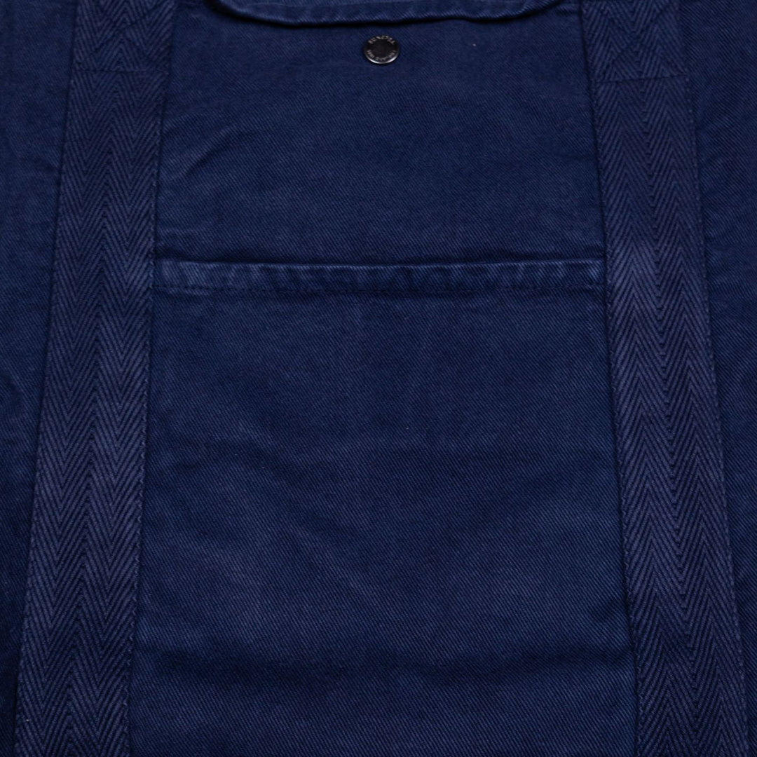 Navy Canvas Large Tote