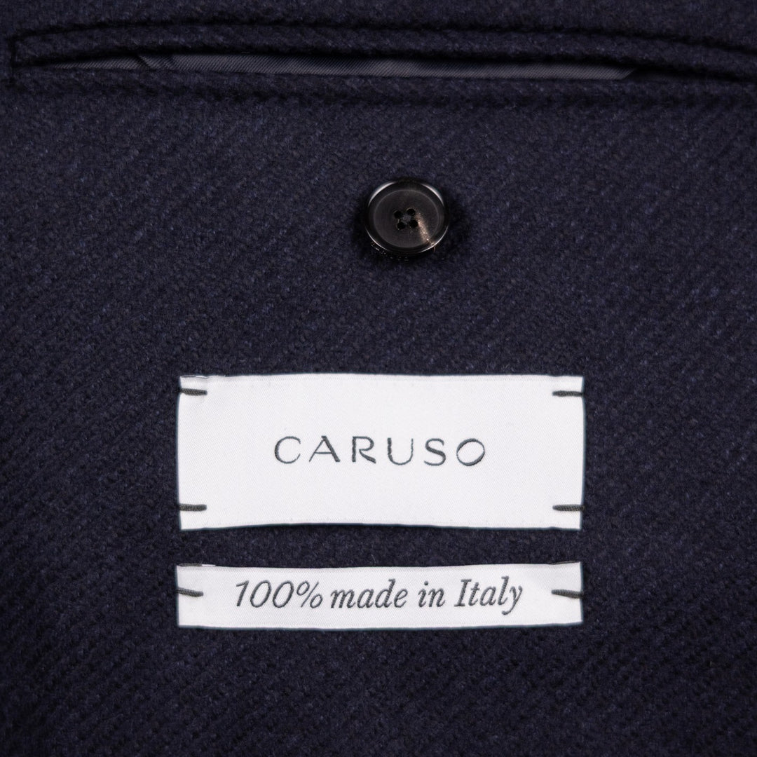 Navy Wool Cashmere Twill Traveller Jacket
