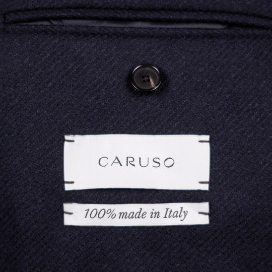 Navy Wool Cashmere Twill Traveller Jacket