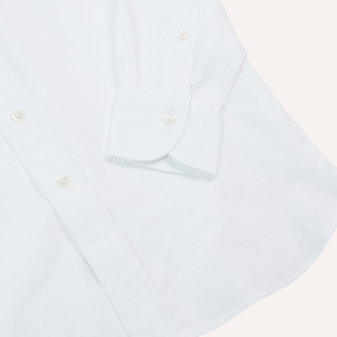 White Oxford Button Down Shirt Italy