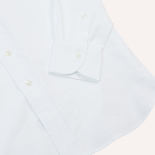 White Oxford Button Down Shirt Italy