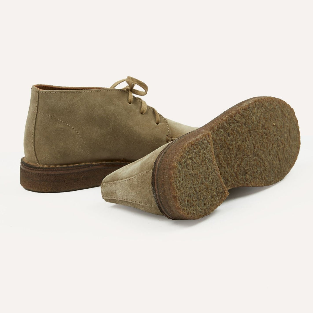 Crosby Sand Suede Moc-Toe Chukka Boot