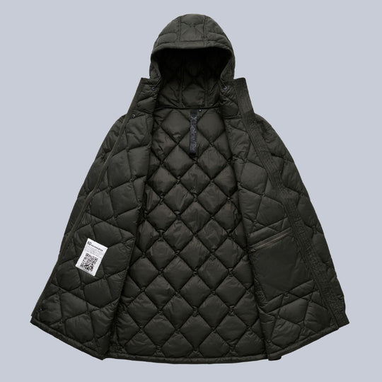 Olive Technical Parka Jacket