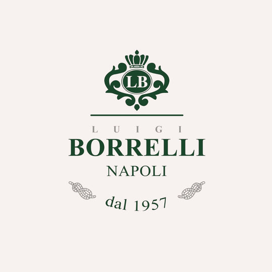 Green Borrelli on a white background
