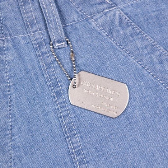 Light Blue Shannon Chambray Shorts
