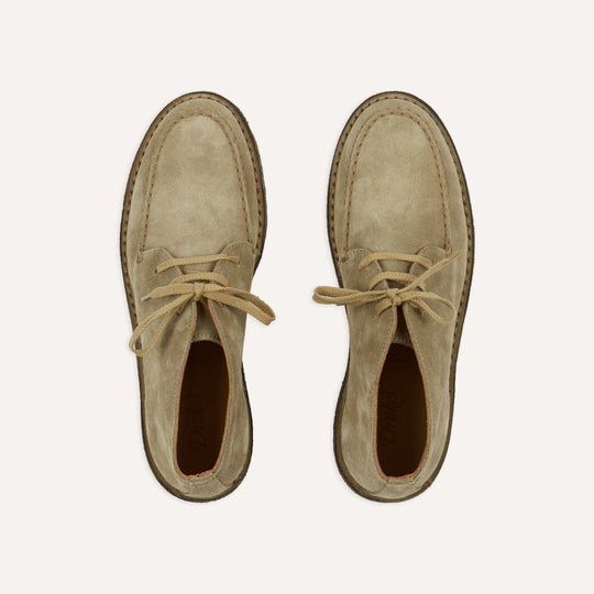 Crosby Sand Suede Moc-Toe Chukka Boot