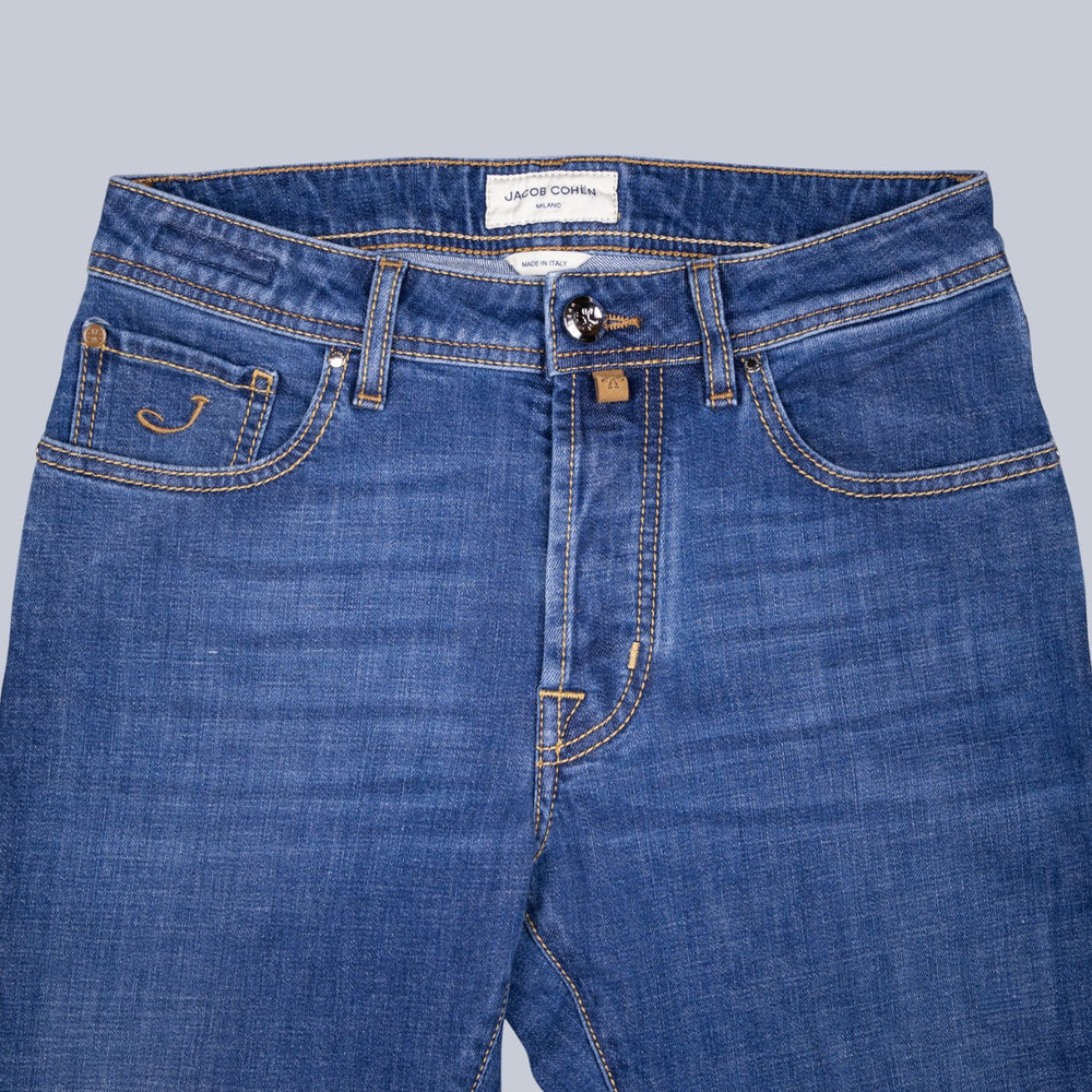 Blue Wash Slim Fit Denim
